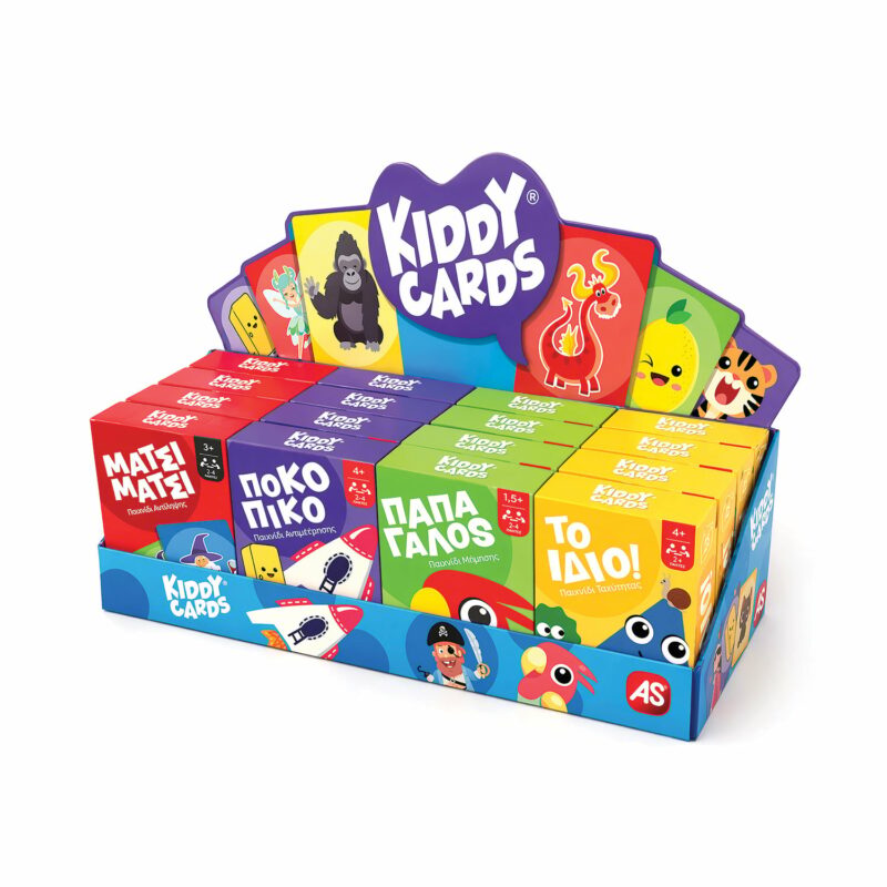AS Games Παιχνίδια Με Κάρτες Kiddy Cards Assortment Για 18+ Μηνών 5523758