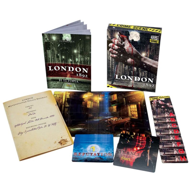 AS Games Επιτραπέζιο Παιχνίδι Crime Scene London 1892 Για Ηλικίες 18+ Χρονών Και 1+ Παίκτες 5654025