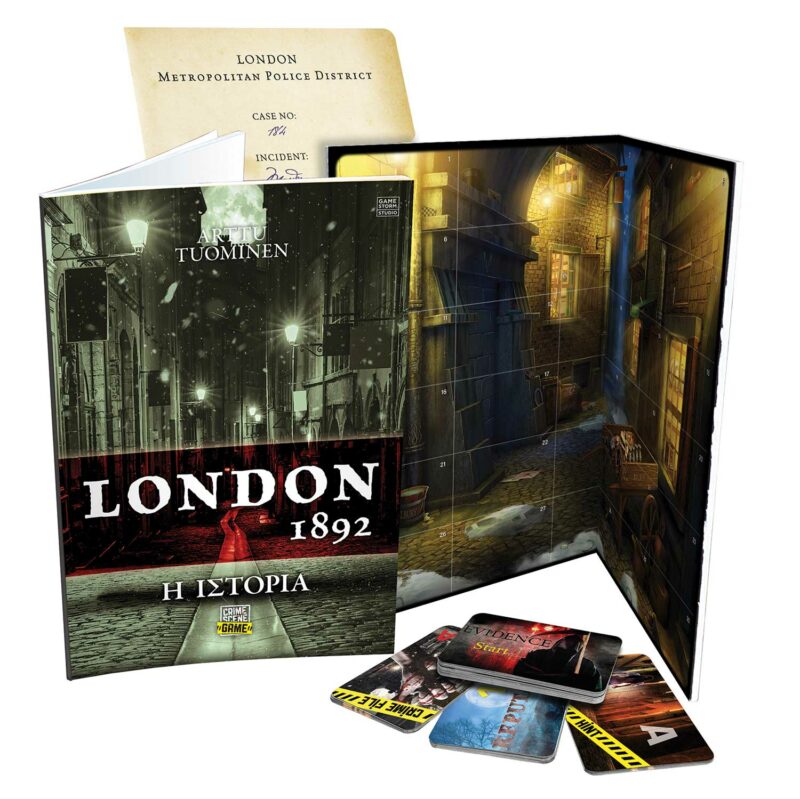 AS Games Επιτραπέζιο Παιχνίδι Crime Scene London 1892 Για Ηλικίες 18+ Χρονών Και 1+ Παίκτες