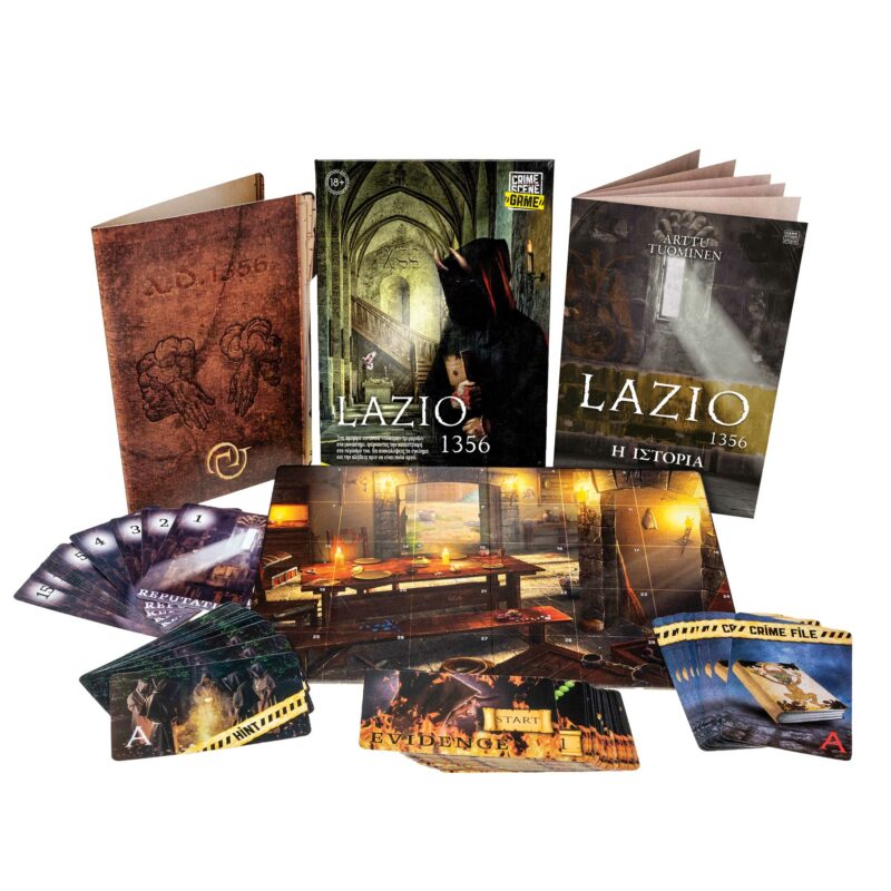 AS Games Επιτραπέζιο Παιχνίδι Crime Scene Lazio 1356 Για Ηλικίες 18+ Χρονών Και 1+ Παίκτες 5654015