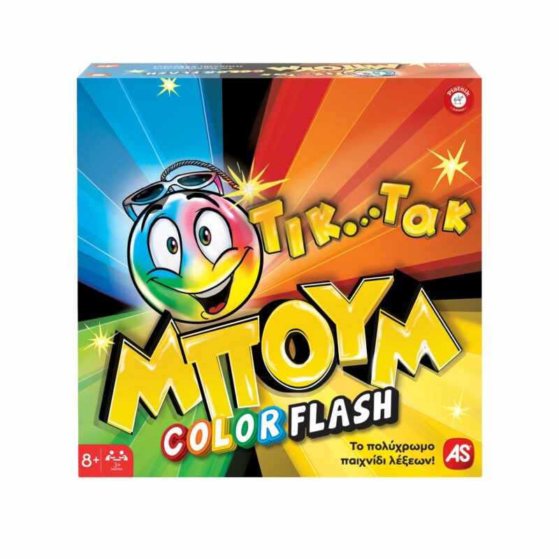 AS Games Επιτραπέζιο Παιχνίδι Τικ Τακ Μπουμ Color Flash Για Ηλικίες 8+ Χρονών Και 3+ Παίκτες 5683736