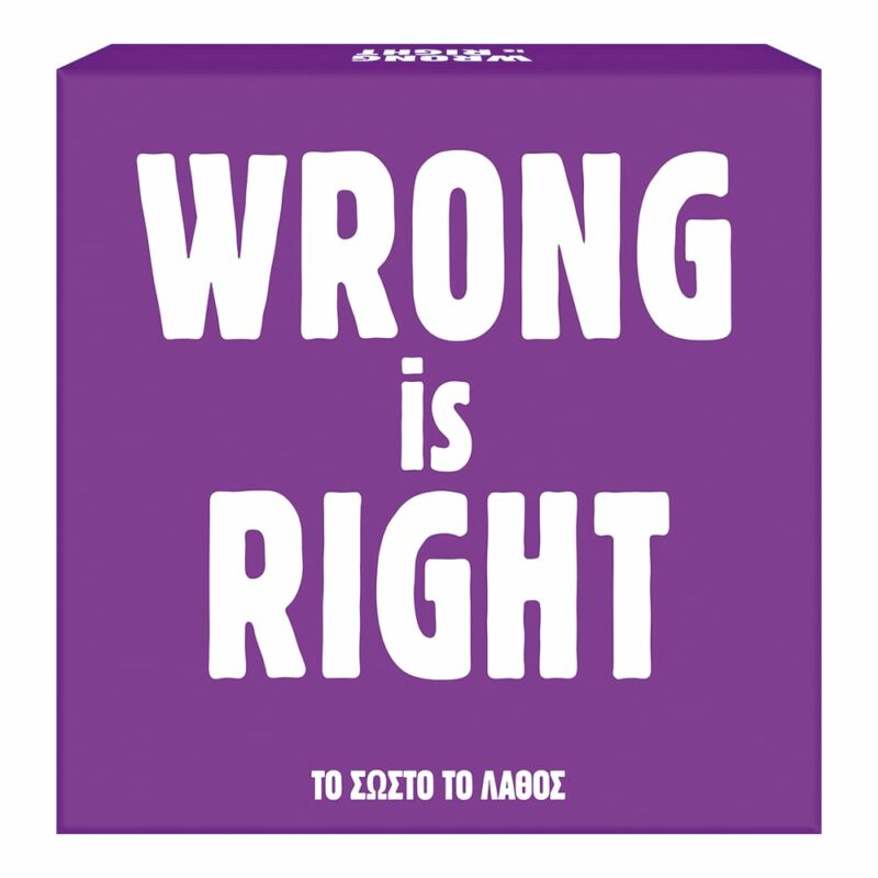 AS Games Επιτραπέζιο Παιχνίδι Gift Games Wrong Is Right Για Ηλικίες 15+ Χρονών Και 2-6 Παίκτες 5654325