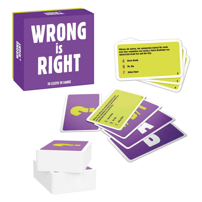 AS Games Επιτραπέζιο Παιχνίδι Gift Games Wrong Is Right Για Ηλικίες 15+ Χρονών Και 2-6 Παίκτες