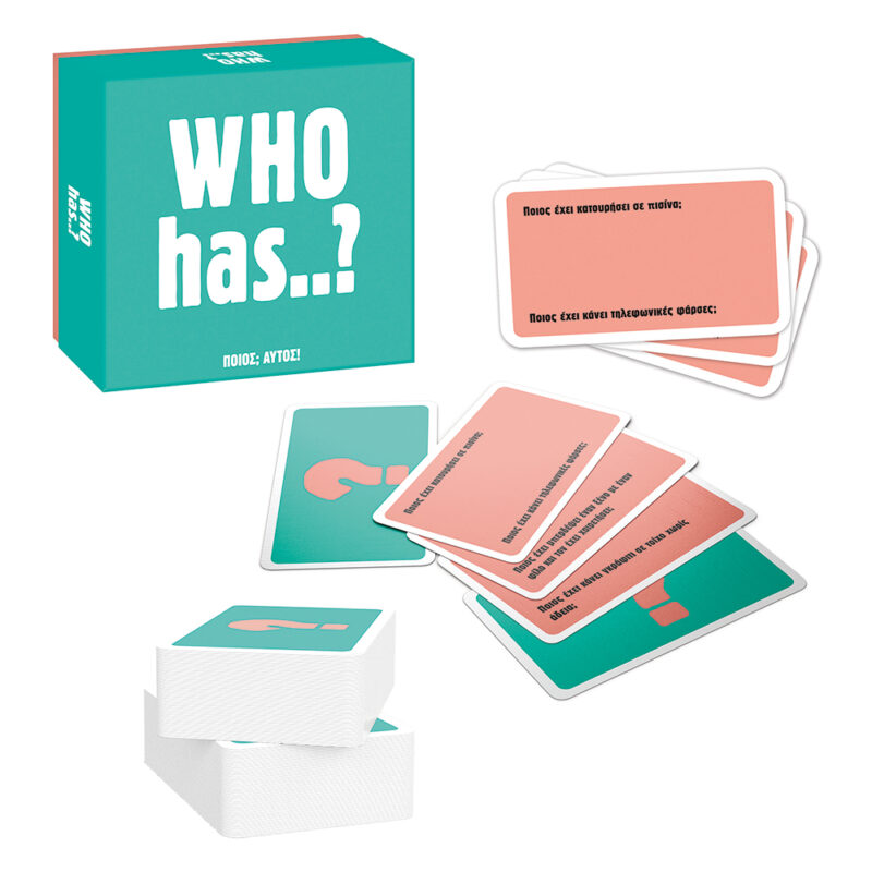 AS Games Επιτραπέζιο Παιχνίδι Gift Games Who Has? Για Ηλικίες 15+ Χρονών Και 3-6 Παίκτες 5654317