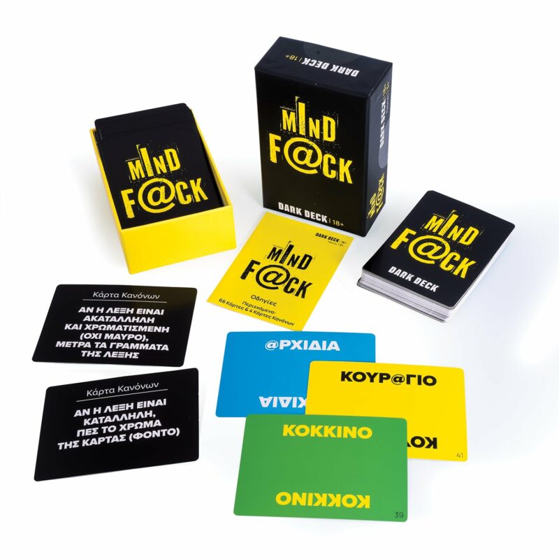 AS Games Επιτραπέζιο Παιχνίδι Με Κάρτες Dark Deck MindF@ck Για Ηλικίες 18+ Χρονών Και 3+ Παίκτες 5683766