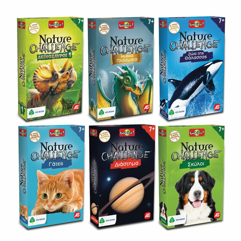 AS Games Παιχνίδι Με Κάρτες Nature Challenge Ζώα Για Ηλικίες 7+ Χρονών Και 2-6 Παίκτες 5582061
