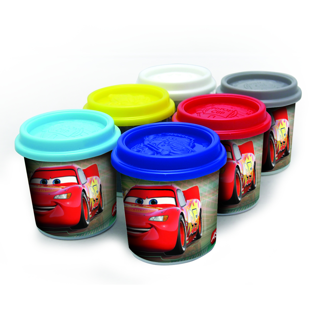 AS 6 Βαζάκια Πλαστελίνης 4oz Cars Για 3+ Ετών