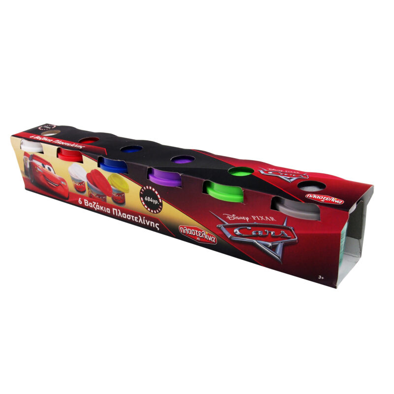 AS 6 Βαζάκια Πλαστελίνης 4oz Cars Για 3+ Ετών 5271313