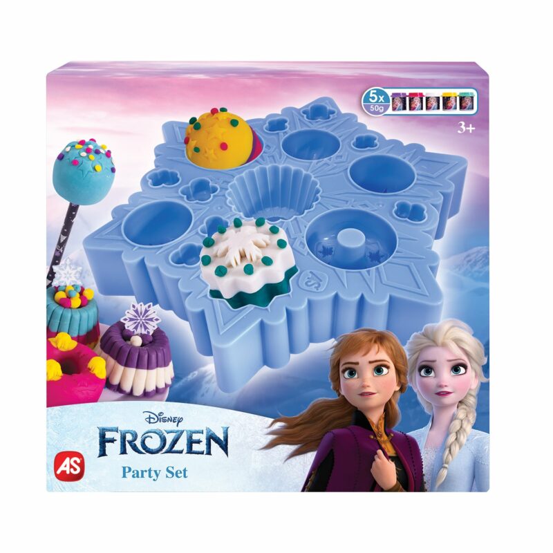 AS Πλαστελίνη Disney Frozen Πάρτυ Με 5 Βαζάκια 250γρ Για 3+ Χρονών 5684019