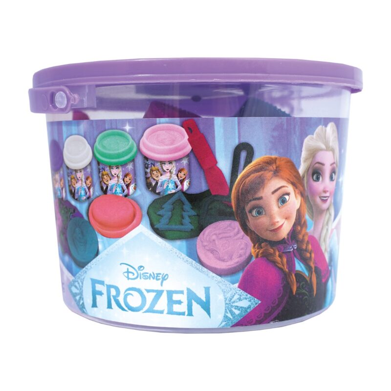 AS Πλαστελίνη Disney Frozen Κουβαδάκι Με 4 Βαζάκια Και 8 Εργαλεία 200g 3+ Χρονών 5267942