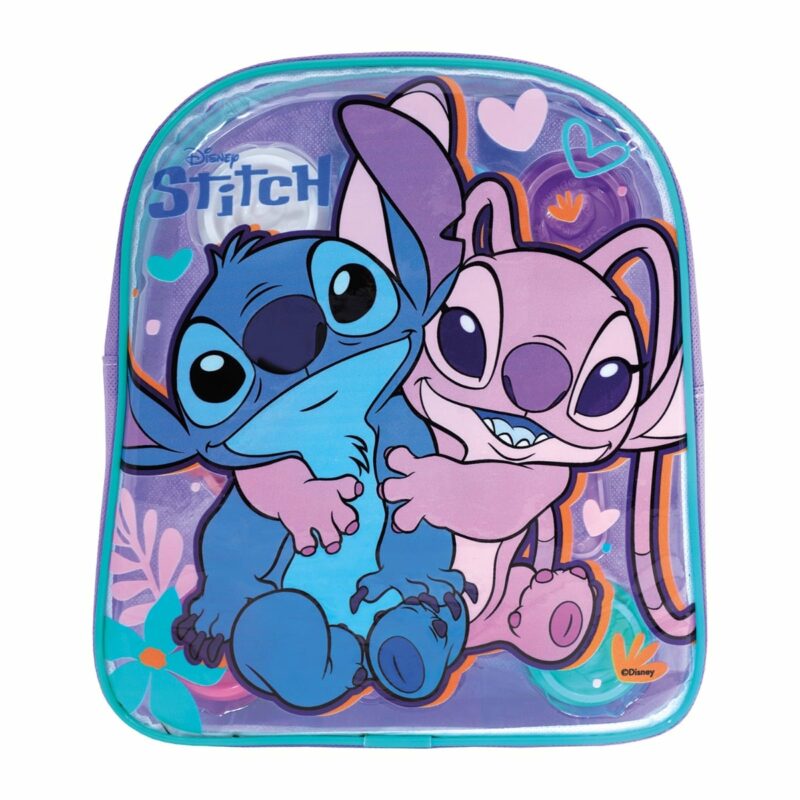 AS Πλαστελίνη Disney Stitch Τσάντα Πλάτης Με 4 Βαζάκια – Καπάκια Καλουπάκια Και 5 Εργαλεία 200gr Για 3+ Χρονών 5855206