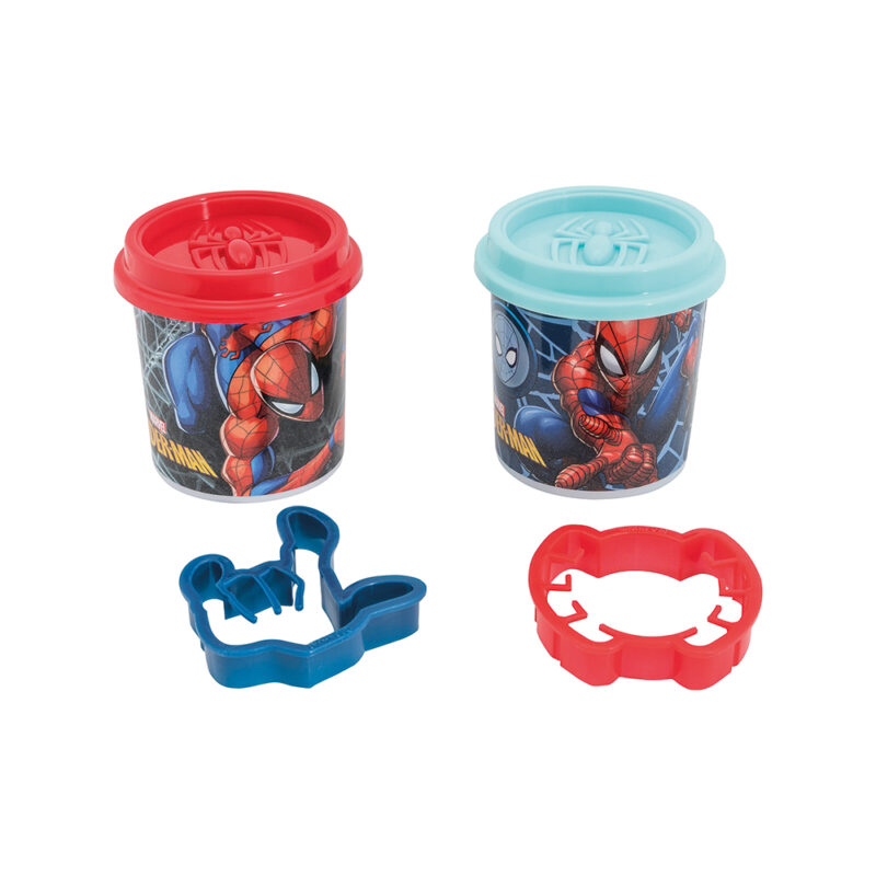 AS Πλαστελίνη Disney Frozen & Marvel Spiderman Σετ 2 Βαζάκια Με 2 Cutters 228gr Για 3+ Χρονών 5654248