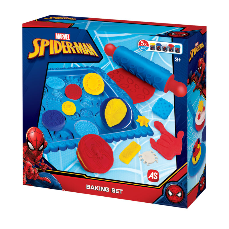 AS Πλαστελίνη Marvel Spiderman Baking Set Για 3+ Χρονών 5050360
