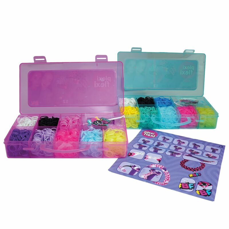 Plexi Flexi Best Friends Forever Θήκη 2400 Λαστιχάκια & 12 Αξεσουάρ Για 5+ Ετών 5556756