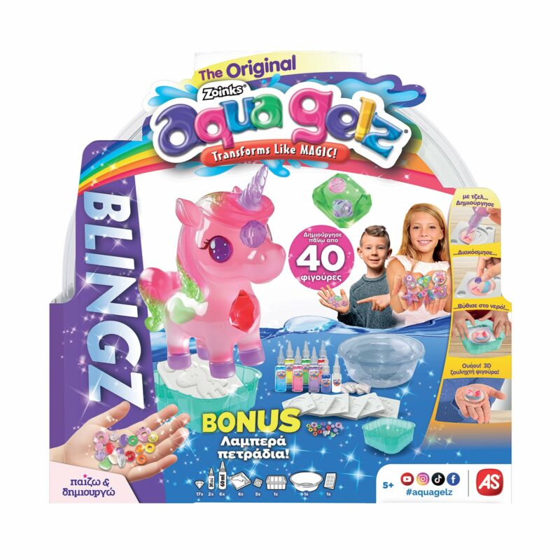 AS Aqua Gelz Ζουληχτές Φιγούρες – Blingz De Luxe Playset Για Ηλικίες 5+ 6003671