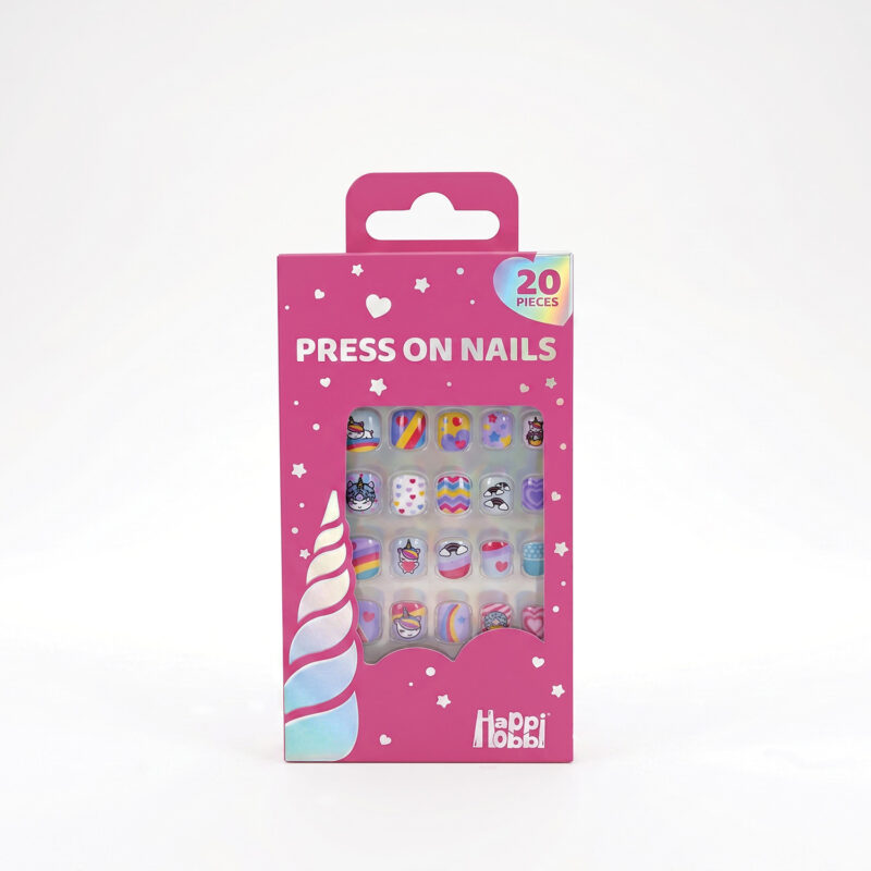 HappiHobbi Αυτοκόλλητα Νύχια Sparkle Love Σε 2 Σχέδια Για 6+ Ετών 5248342