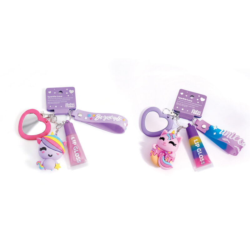 HappiHobbi Μπρελόκ με Lip Gloss & Φιγούρα Μονόκερο σε 2 Σχέδια για 6+ Ετών 5243639