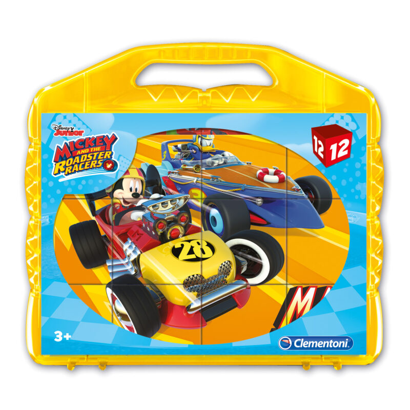 Clementoni 12 Κύβοι Mickey Roadster Racer Για 3+ Ετών 5424208