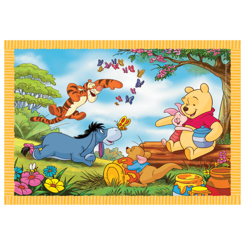 Clementoni Παζλ 4 σε 1 Super Color Disney Winnie The Pooh 5370776
