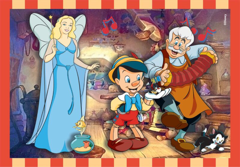 Clementoni Παιδικό Παζλ 4 in 1 Super Color Disney Classic 12-16-20-24 τμχ 5683630