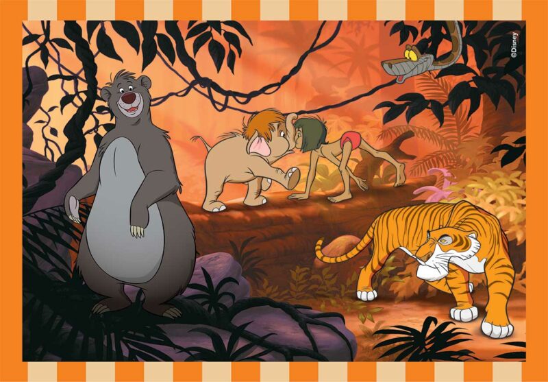 Clementoni Παιδικό Παζλ 4 in 1 Super Color Disney Classic 12-16-20-24 τμχ 5683632