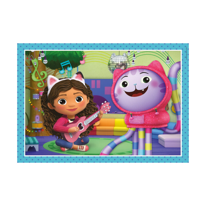 Clementoni Παιδικό Παζλ 4 in 1 Super Color DreamWorks Gabby’s Dollhouse 12-16-20-24 τμχ 5453553