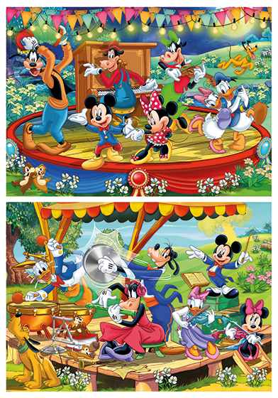 Clementoni Παιδικό Παζλ Super Color Mickey And Friends 2×60 τμχ 5433556