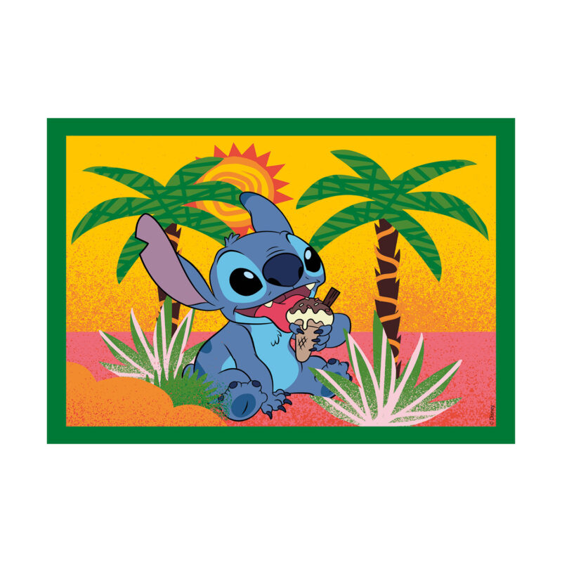 Clementoni Παιδικό Παζλ 4 in 1 Super Color Disney Stitch 12-16-20-24 τμχ 5684365