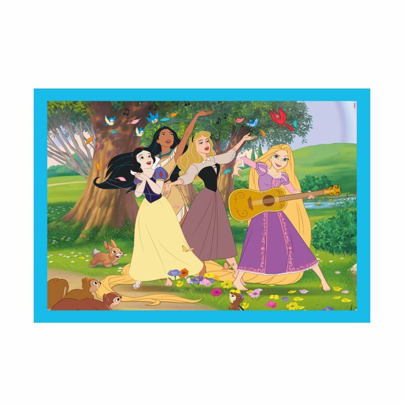 Clementoni Παιδικό Παζλ 4 in 1 Super Color Disney Princess 12-16-20-24 τμχ 5684044