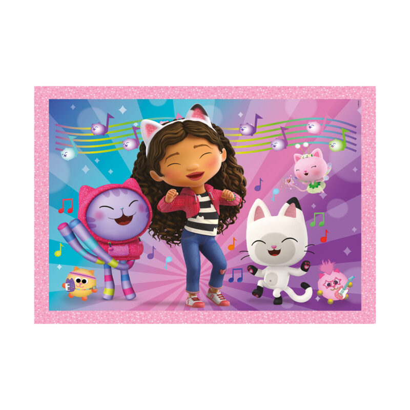 Clementoni Παιδικό Παζλ 4 in 1 Super Color Gabby’s Dolhouse 12-16-20-24 τμχ 5010151