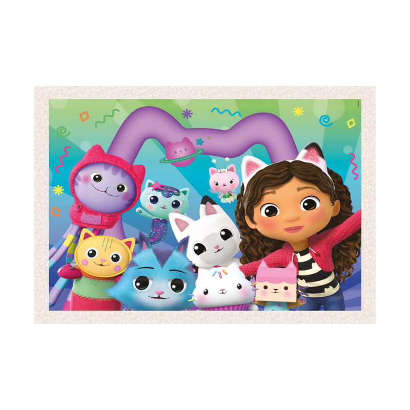 Clementoni Παιδικό Παζλ 4 in 1 Super Color Gabby’s Dolhouse 12-16-20-24 τμχ 5010153