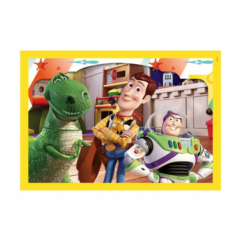Clementoni Παιδικό Παζλ 4 in 1 Super Color Disney Pixar 12-16-20-24 τμχ 5684909