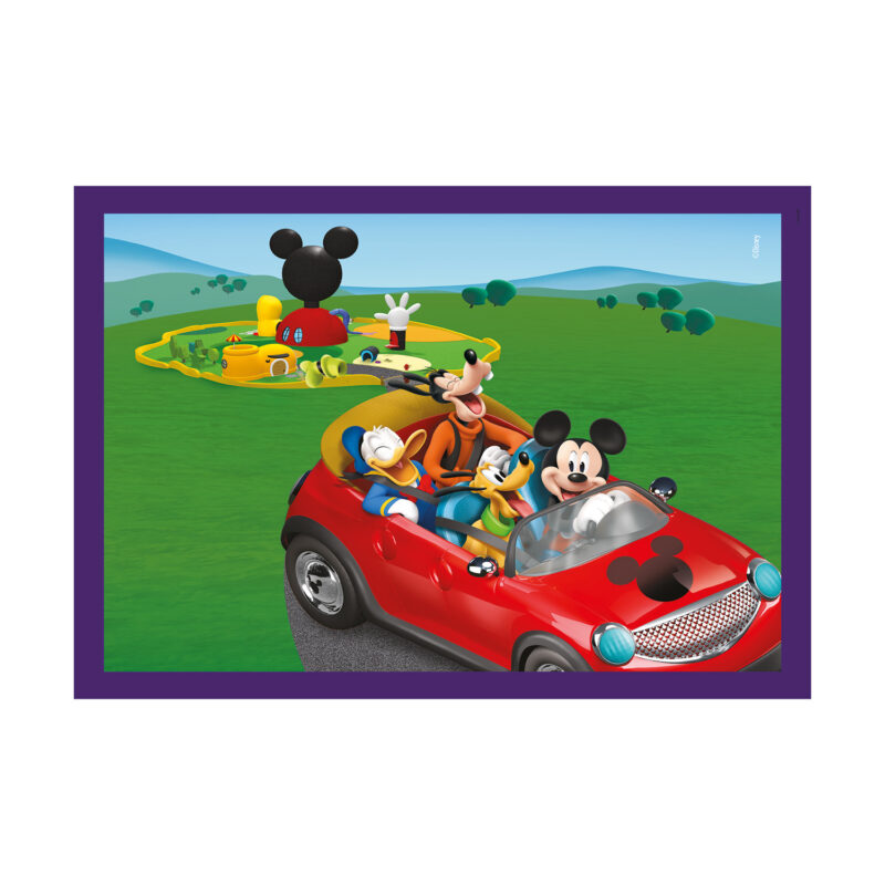 Clementoni Παιδικό Παζλ 4 in 1 Super Color Disney Mickey Mouse Club House 12-16-20-24 τμχ 5010172