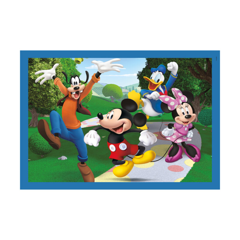 Clementoni Παιδικό Παζλ 4 in 1 Super Color Disney Mickey Mouse Club House 12-16-20-24 τμχ 5010173
