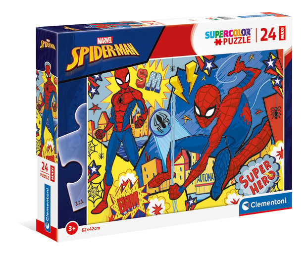 Clementoni Παιδικό Παζλ Maxi Super Color Spiderman 24 τμχ 5683461