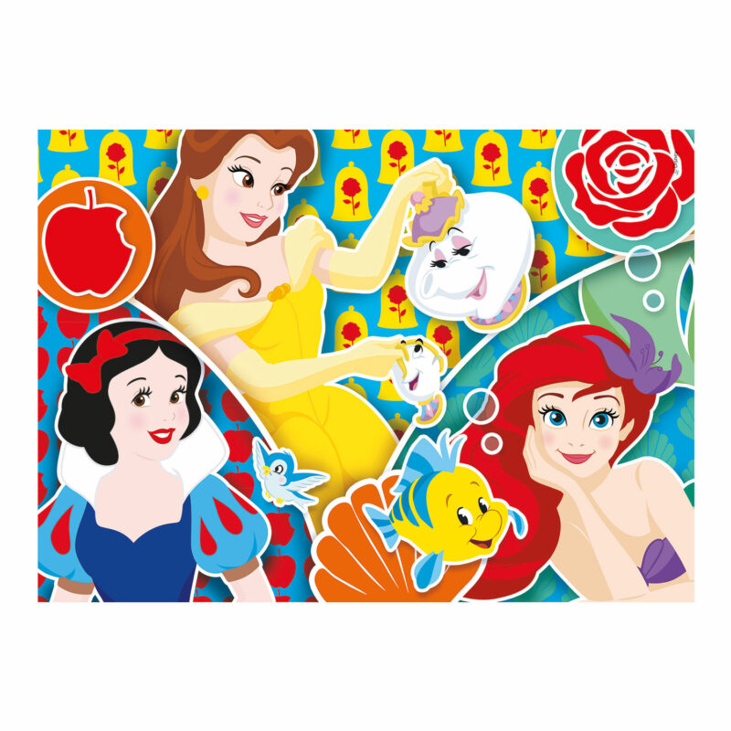 Clementoni Παιδικό Παζλ Super Color Disney Princess 2x20 τμχ