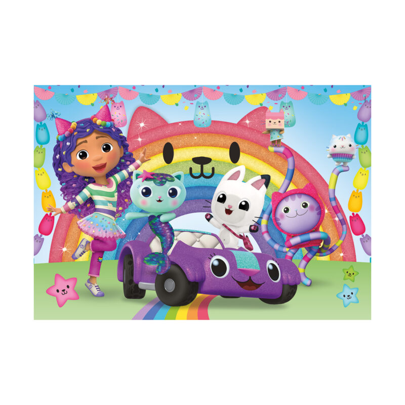 Clementoni Παιδικό Παζλ Super Color DreamWorks Gabby’s Dollhouse 2×60 τμχ 5361546