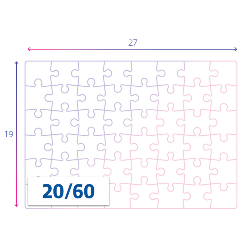 Clementoni Παζλ Super Color Χαρούμενα Κουταβάκια 2X60 τμχ 5404537