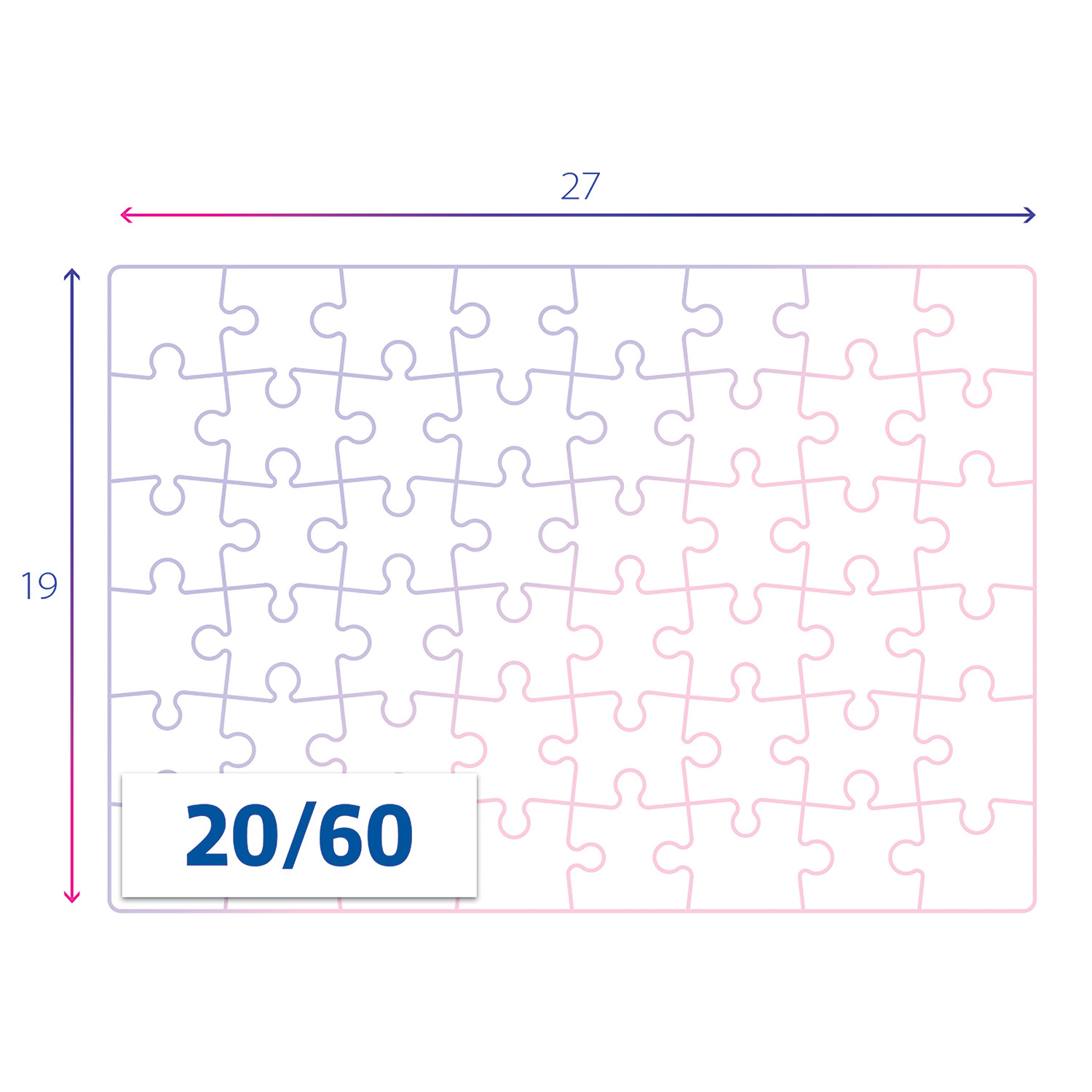 Clementoni Παζλ Super Color Χαρούμενα Κουταβάκια 2X60 τμχ