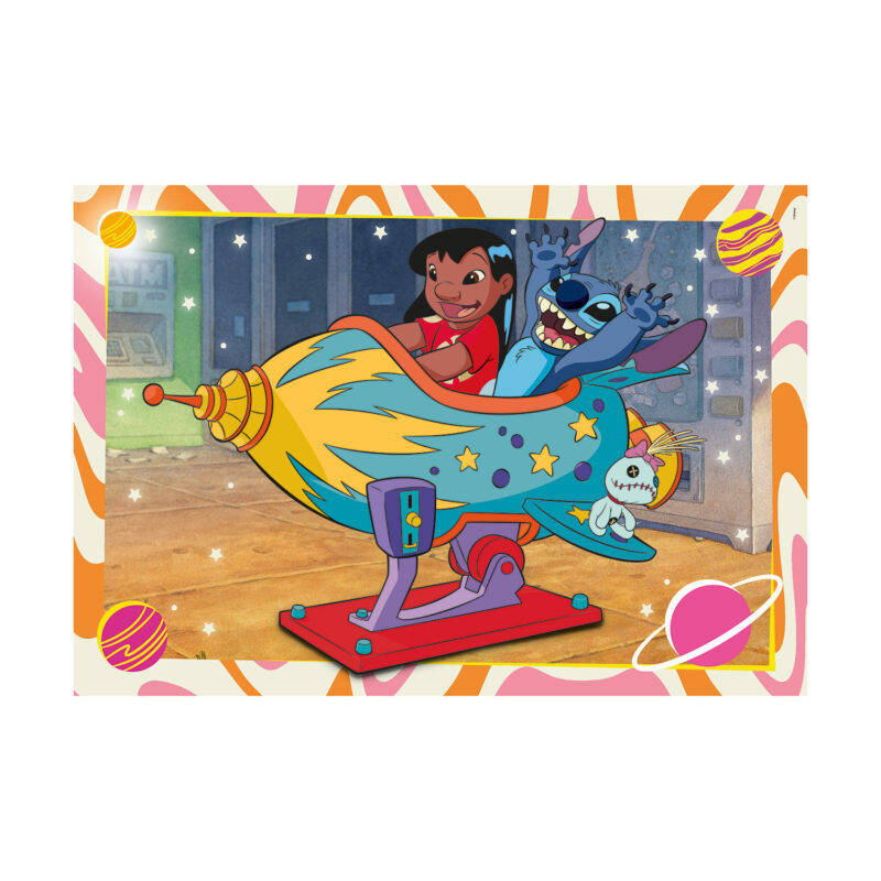 Clementoni Παιδικό Παζλ Super Color Disney Stich 2×60 τμχ 5547381