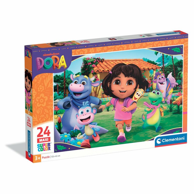 Clementoni Παιδικό Παζλ Maxi Super Color Dora The Explorer 24 τμχ 5643733