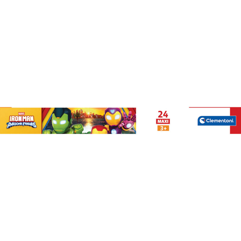 Clementoni Παζλ Super Color Maxi Iron-Man And His Awesome Friends 24 τμχ 5390054