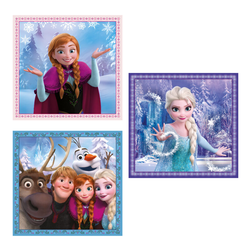 Clementoni Παιδικό Παζλ Super Color Disney Frozen 3×48 τμχ 5772363