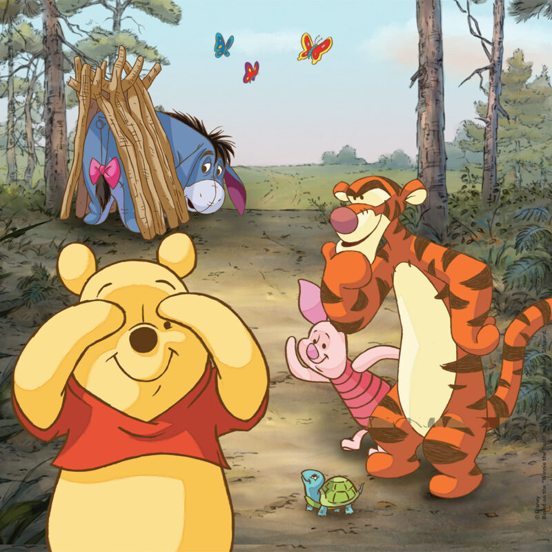 Clementoni Παζλ Super Color Winnie The Pooh 3×48 τμχ 5394915
