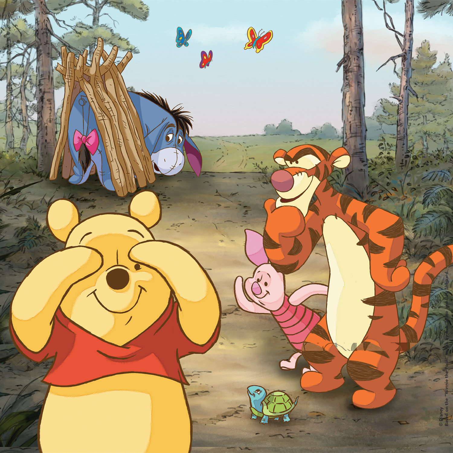 Clementoni Παζλ Super Color Winnie The Pooh 3x48 τμχ