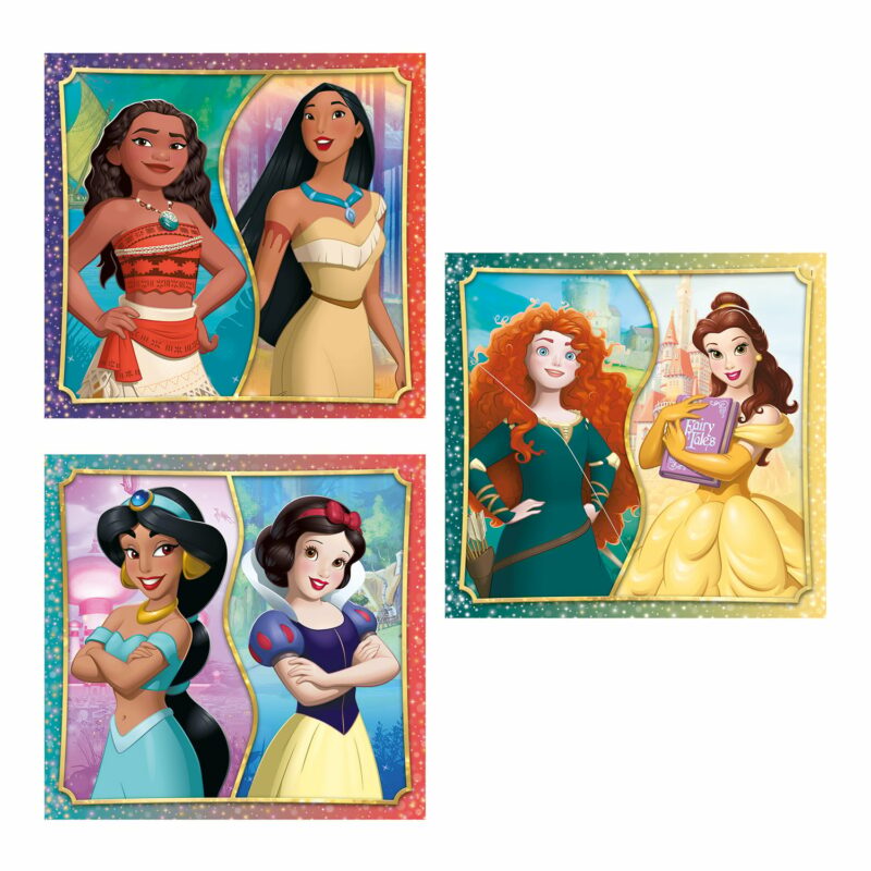 Clementoni Παιδικό Παζλ Super Color Disney Princess 3×48 τμχ 5684075