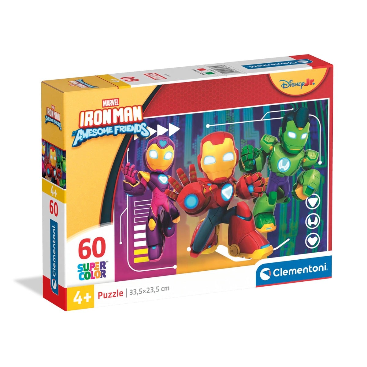 Clementoni Παιδικό Παζλ Super Color Marvel Iron Man and His Awesome Friends 60 τμχ