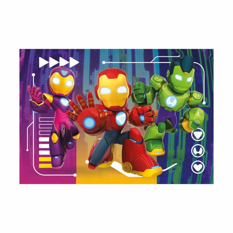 Clementoni Παιδικό Παζλ Super Color Marvel Iron Man and His Awesome Friends 60 τμχ 5960696