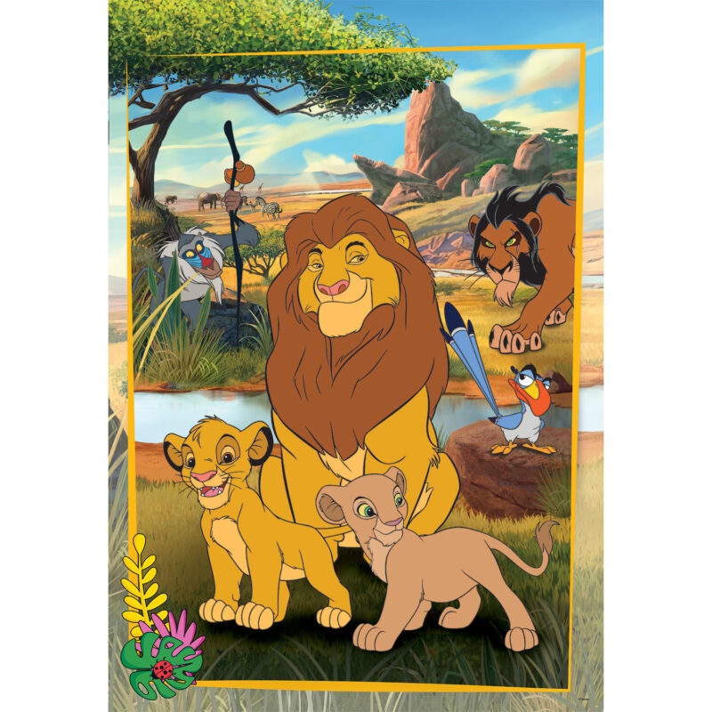 Clementoni Παζλ Maxi Super Color Lion King Disney Classics 60 τμχ 5370738