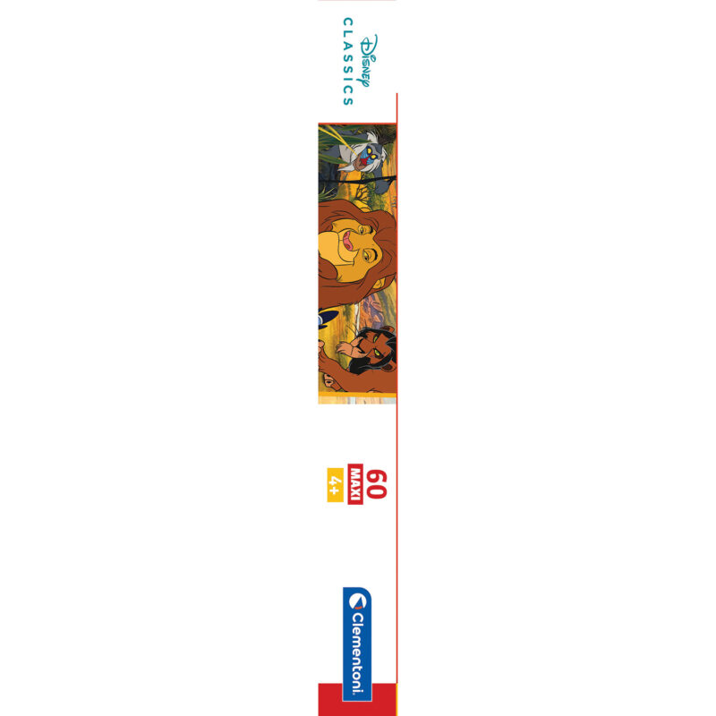 Clementoni Παζλ Maxi Super Color Lion King Disney Classics 60 τμχ 5370741